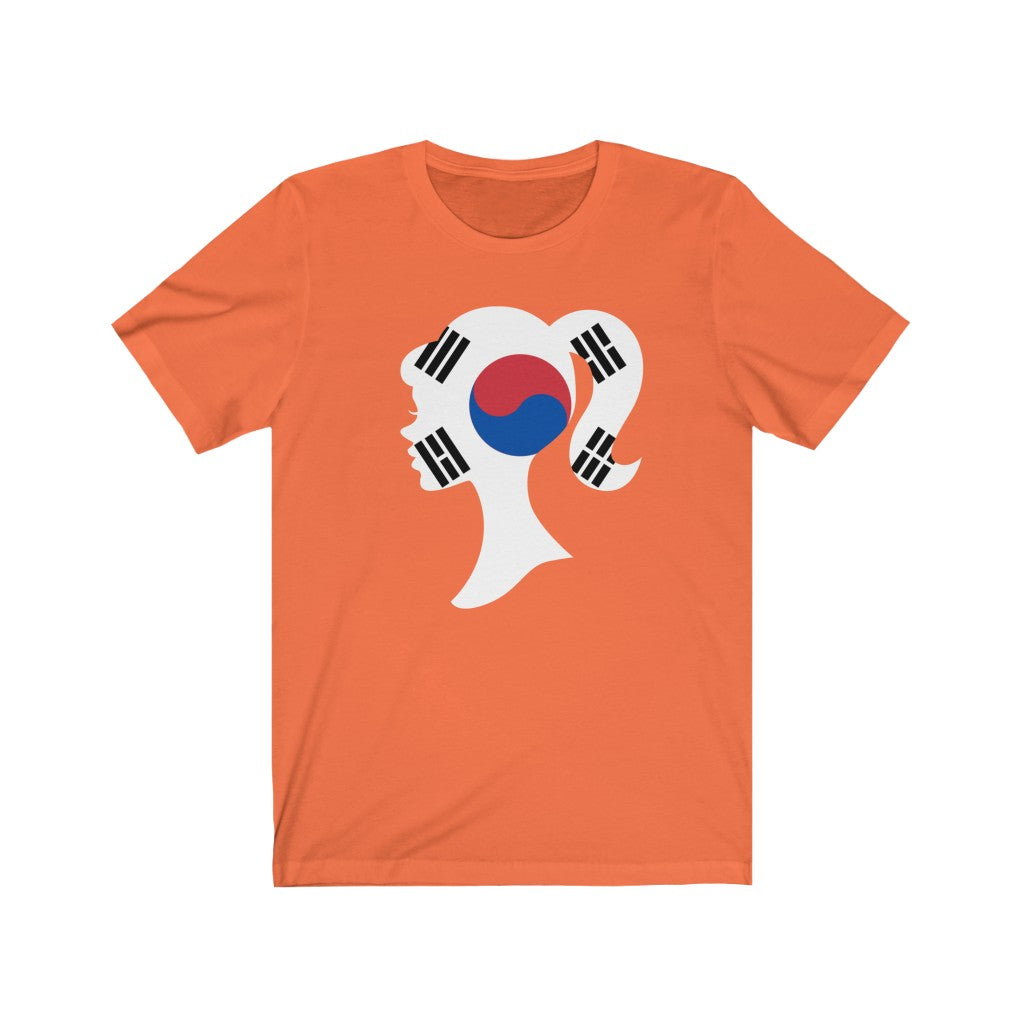 South Korea Girl Flag Premium Tee - Unisex