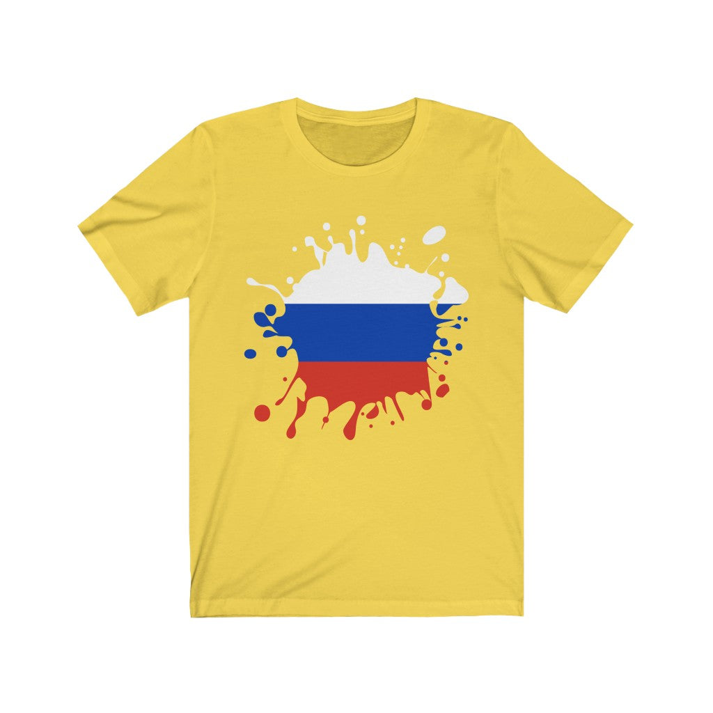 Russia Splat Flag Premium Tee - Unisex