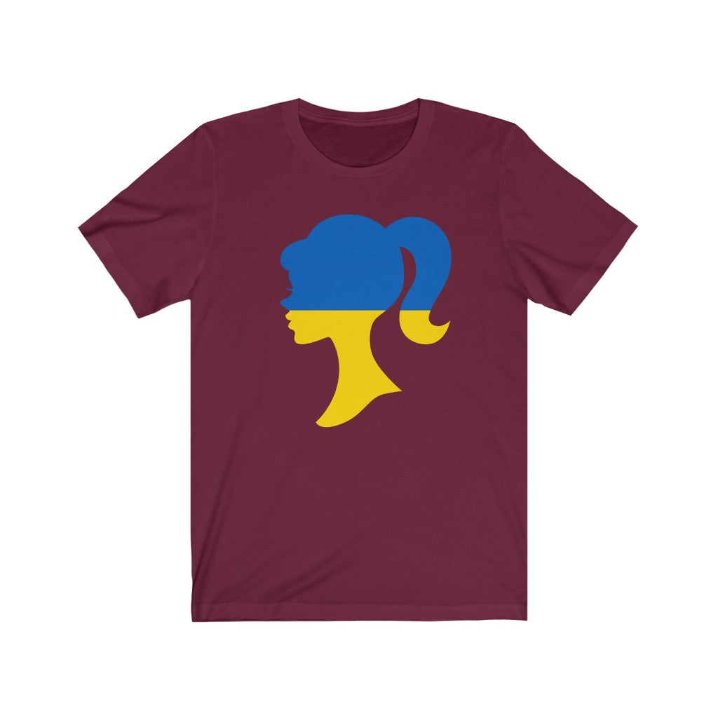 Ukraine Girl Flag Premium Tee - Unisex