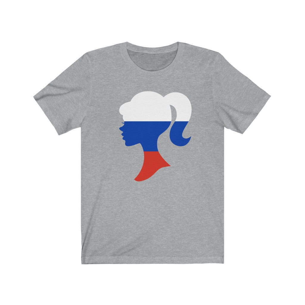 Russia Girl Flag Premium Tee - Unisex