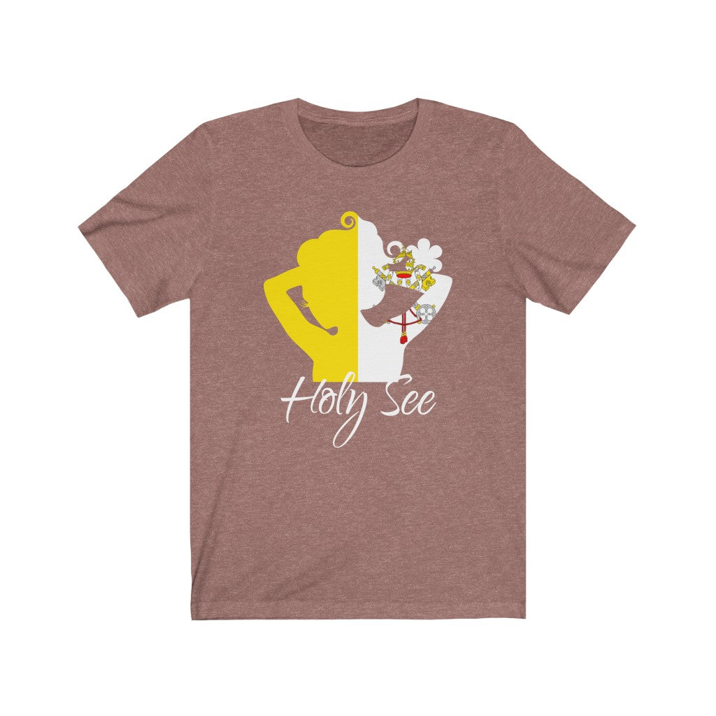 Holy See Lady Flag Premium Tee 2 - Unisex