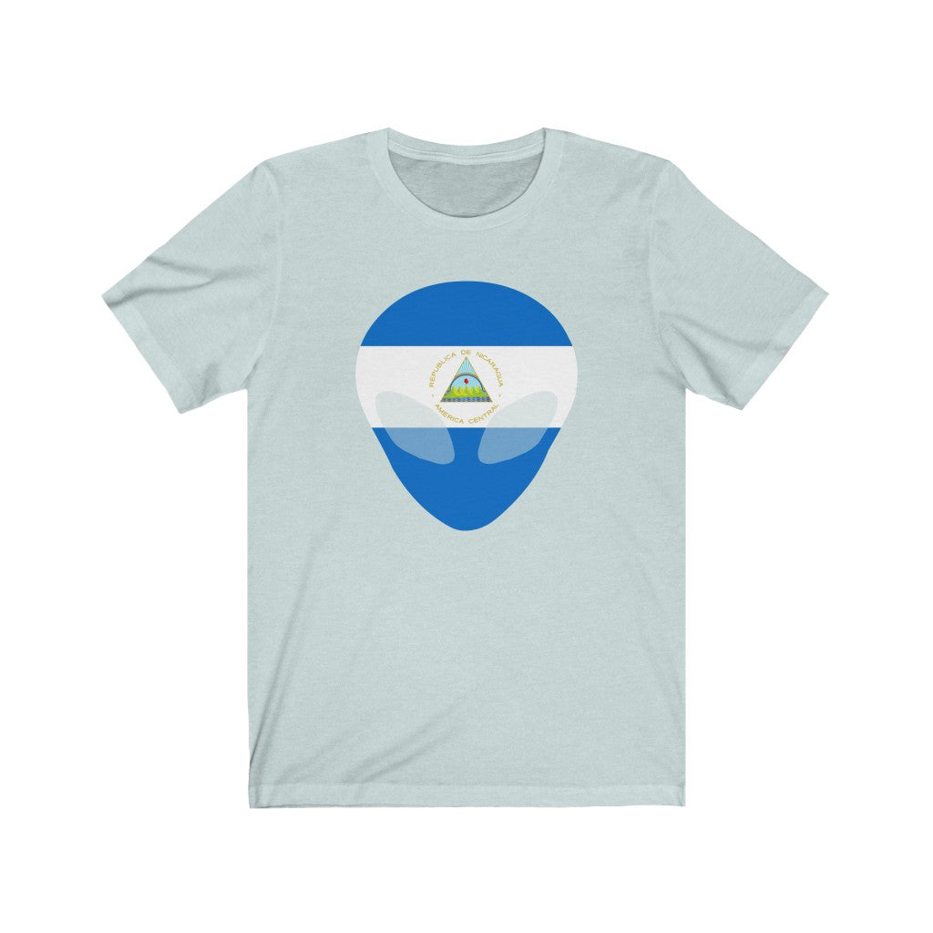 Nicaragua Alien Flag Premium Tee - Unisex