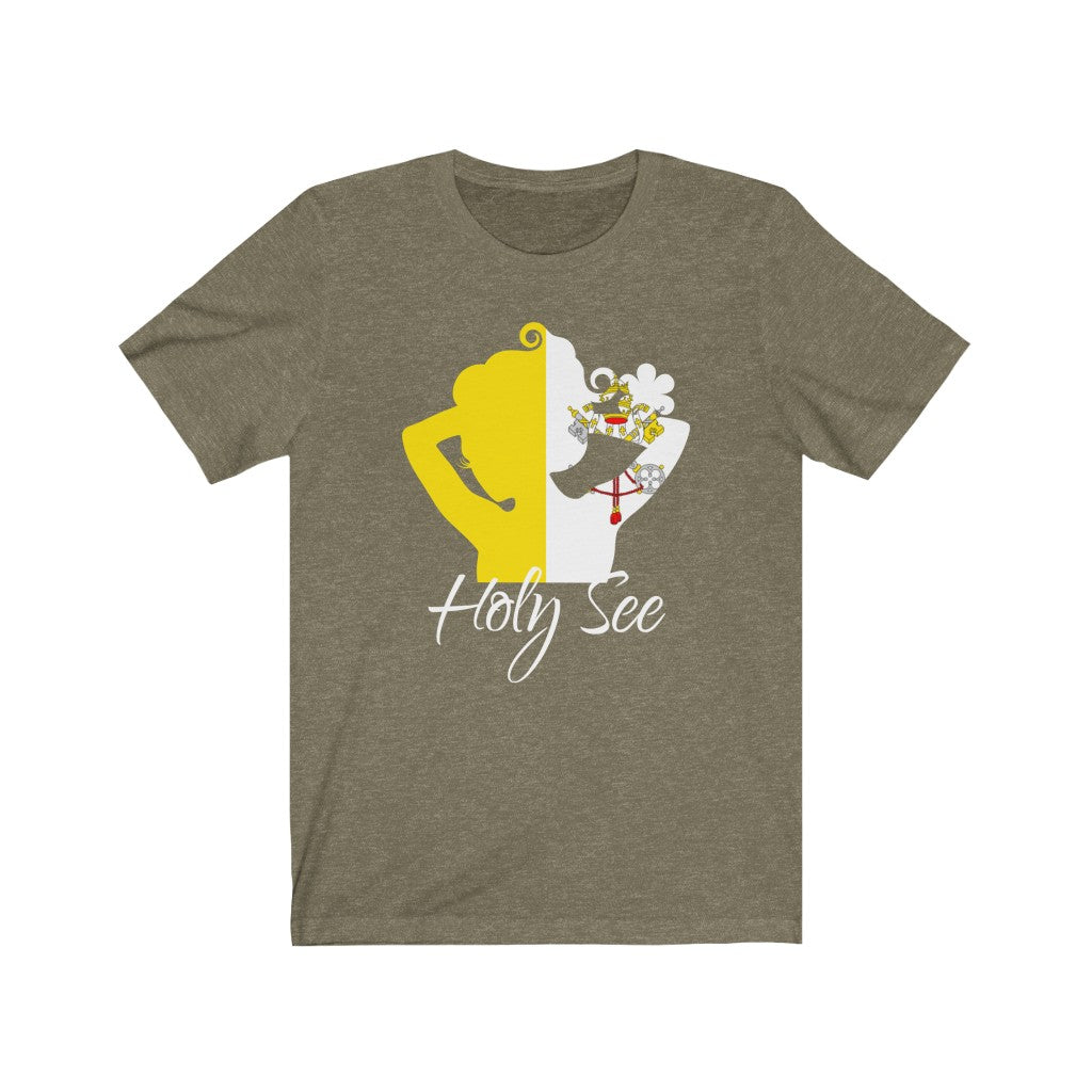 Holy See Lady Flag Premium Tee 2 - Unisex