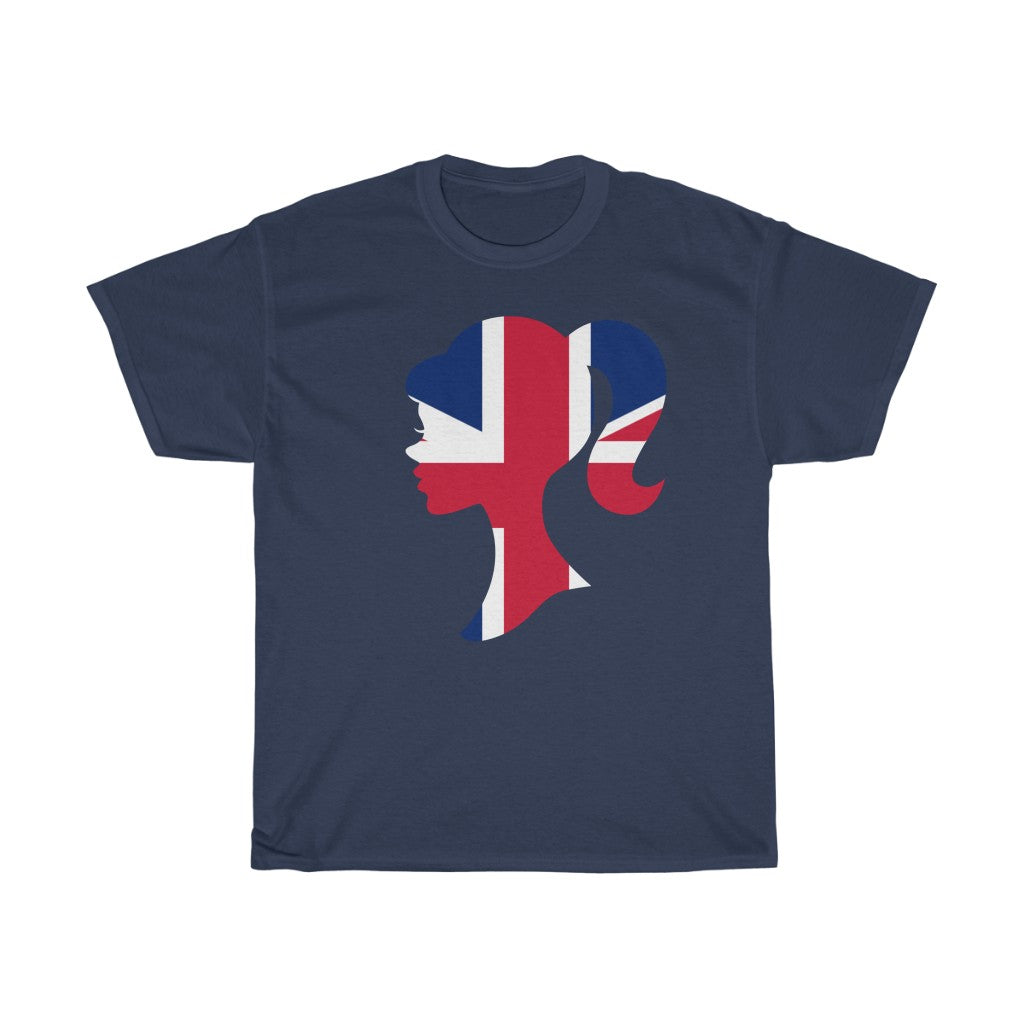 United Kingdom Girl Flag Standard Tee - Unisex