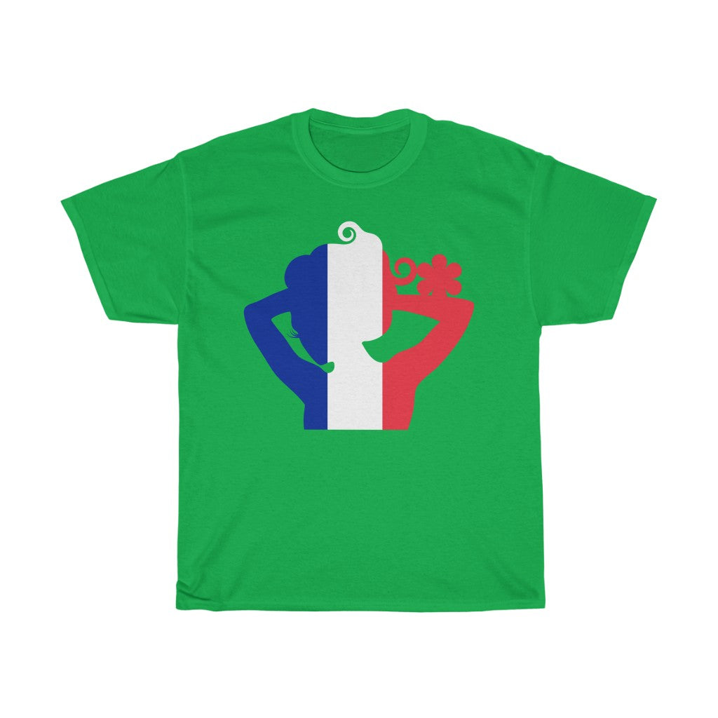 France Lady Flag Standard Tee - Unisex