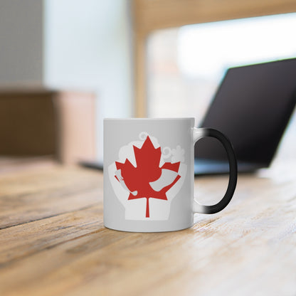 Canada Lady Color Changing Mug