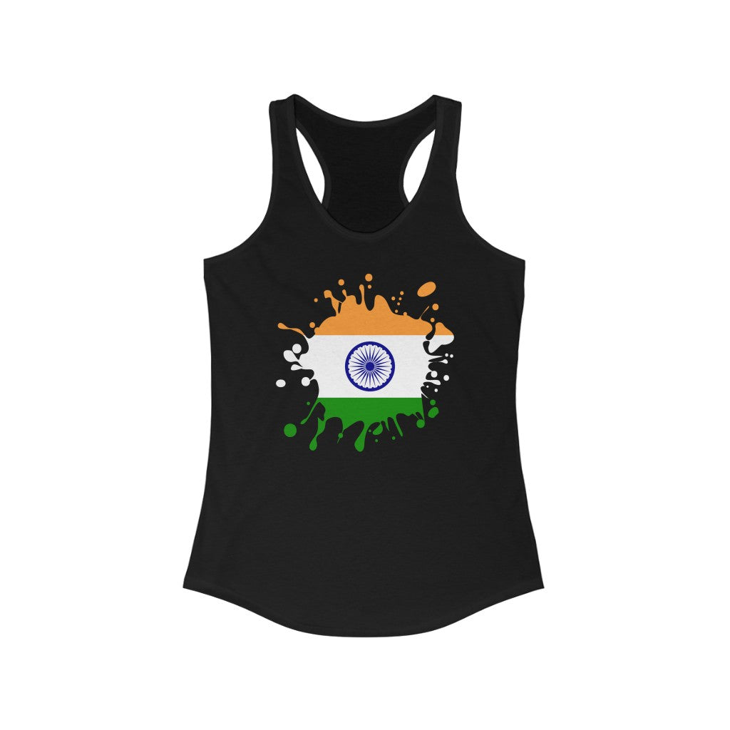 India Splat Flag Tank - Women