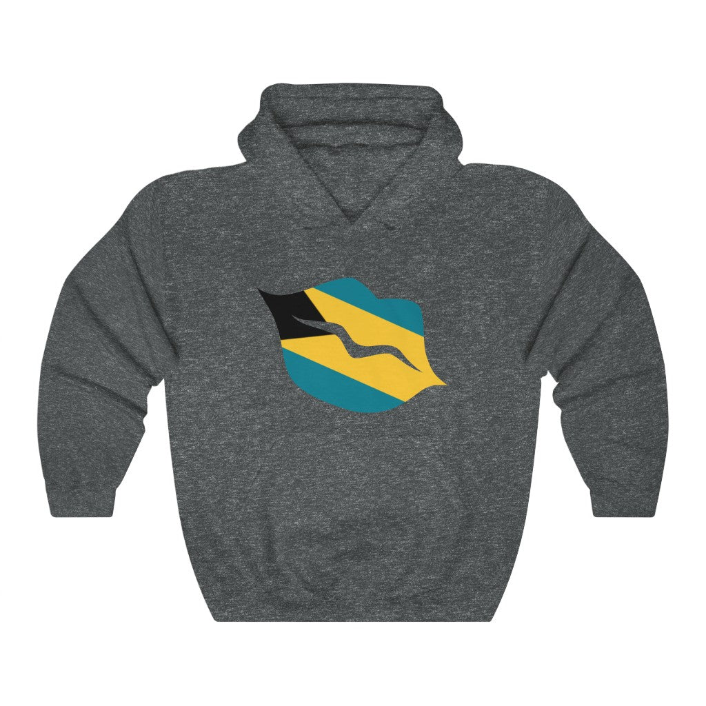 Bahamas Lips Flag Hoodie Sweatshirt - Unisex