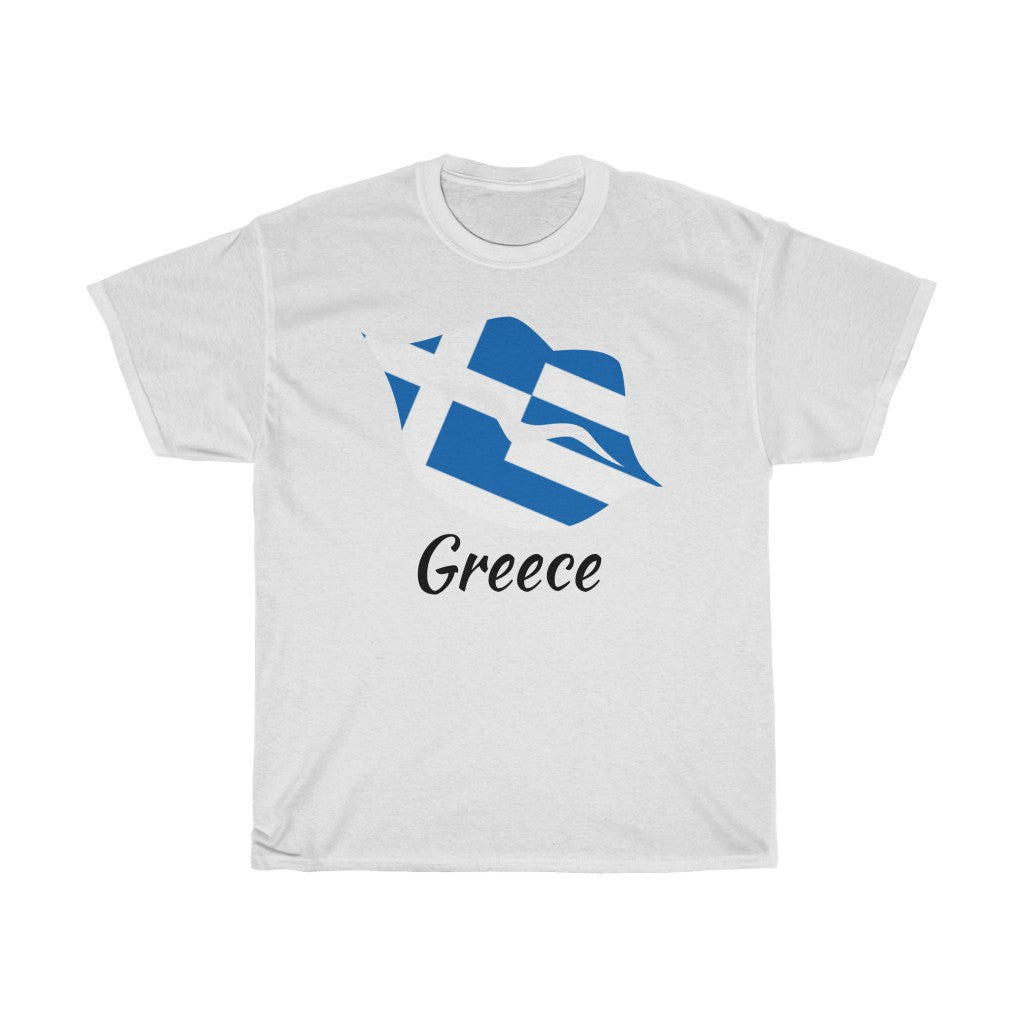 Greece Lips Flag Standard Tee 1 - Unisex