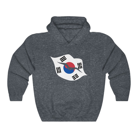 South Korea Lips Flag Hoodie Sweatshirt - Unisex
