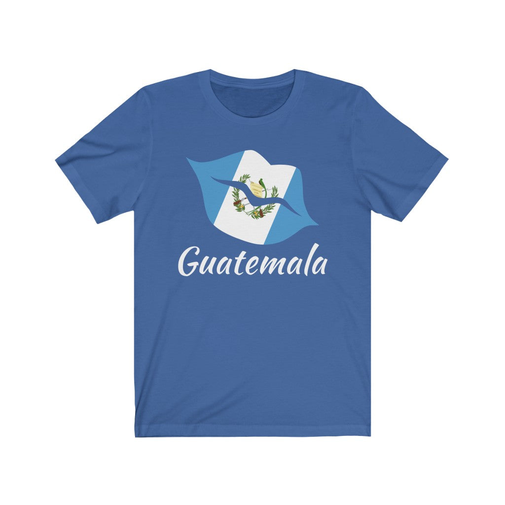 Guatemala Lips Flag Premium Tee 2 - Unisex
