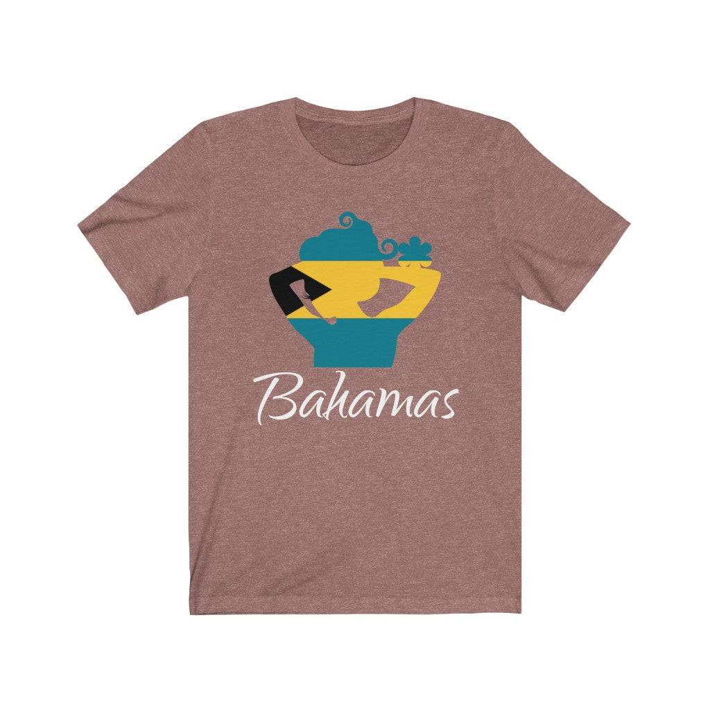 Bahamas Lady Flag Premium Tee 2 - Unisex