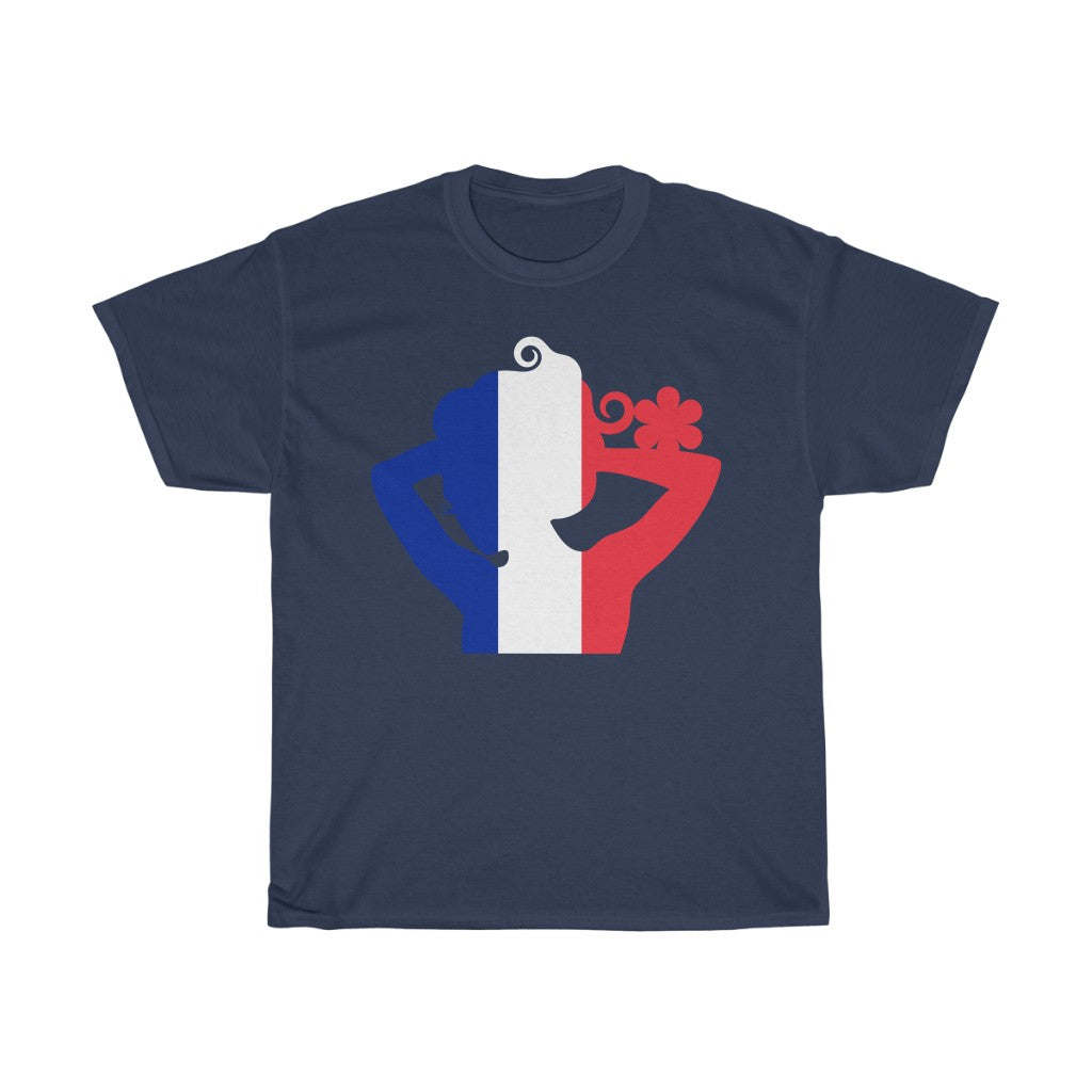 France Lady Flag Standard Tee - Unisex