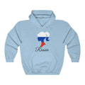 Russia Girl Flag Hoodie Sweatshirt 1 - Unisex