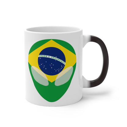 Brazil Alien Color Changing Mug