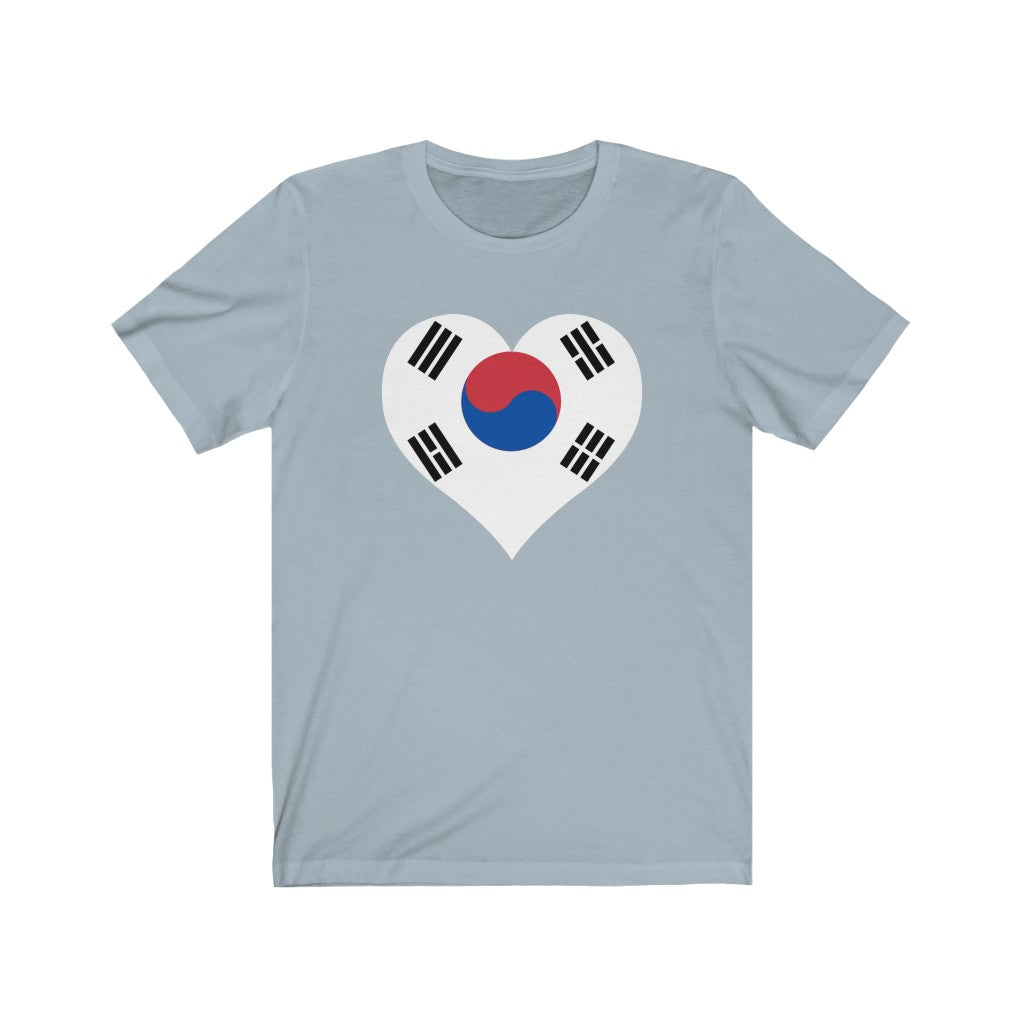 South Korea Heart Flag Premium Tee - Unisex