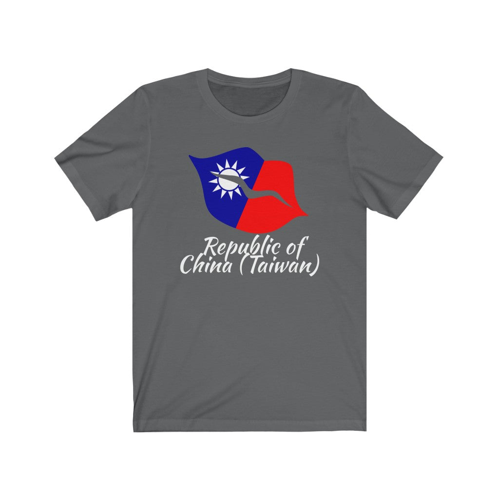 Republic of China - Taiwan Lips Flag Premium Tee 2 - Unisex