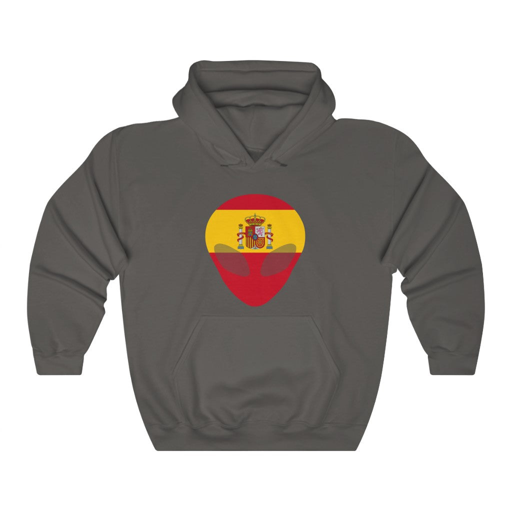 Spain Alien Flag Hoodie Sweatshirt - Unisex