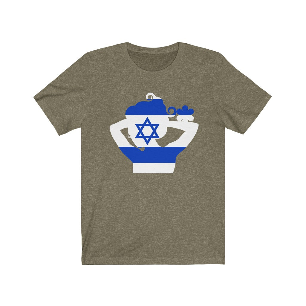 Israel Lady Flag Premium Tee - Unisex