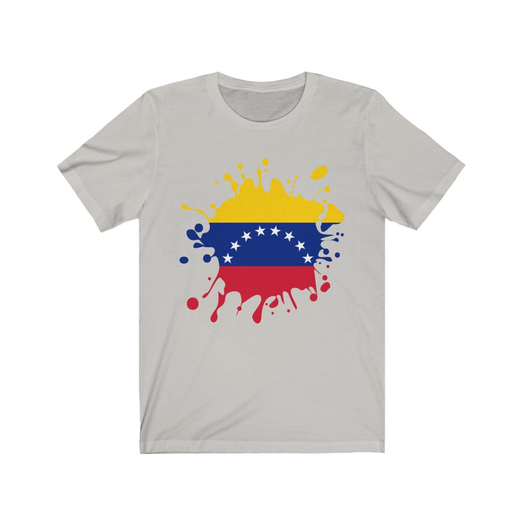 Venezuela Splat Flag Premium Tee - Unisex