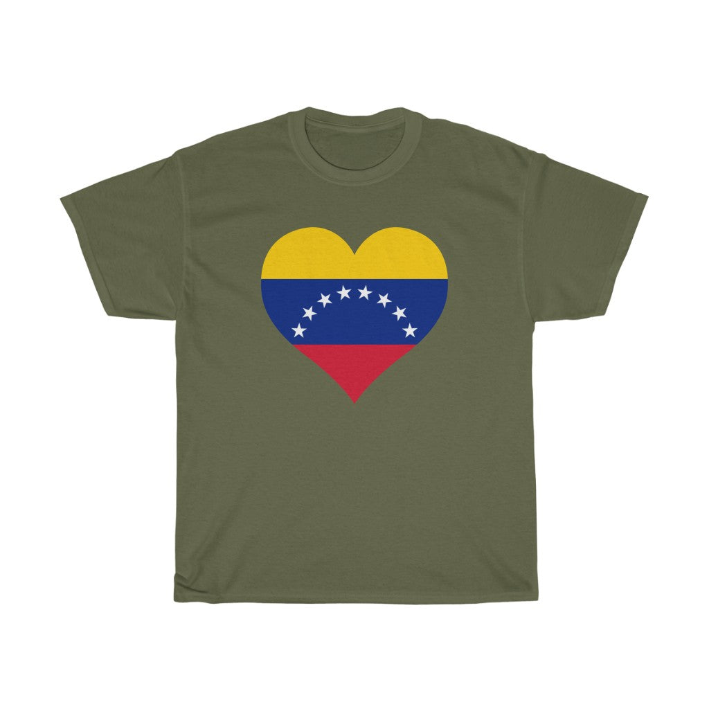Venezuela Heart Flag Standard Tee - Unisex