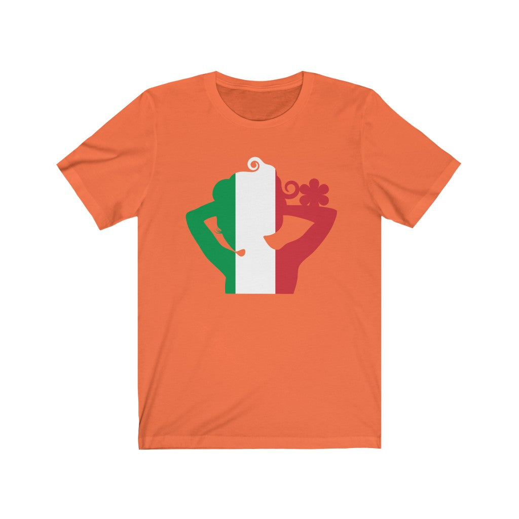 Italy Lady Flag Premium Tee - Unisex