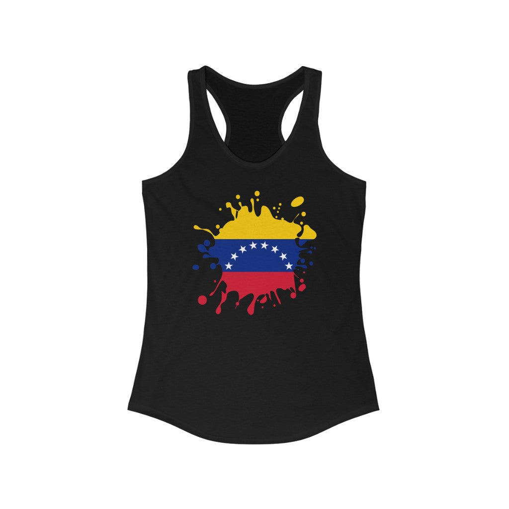 Venezuela Splat Flag Tank - Women