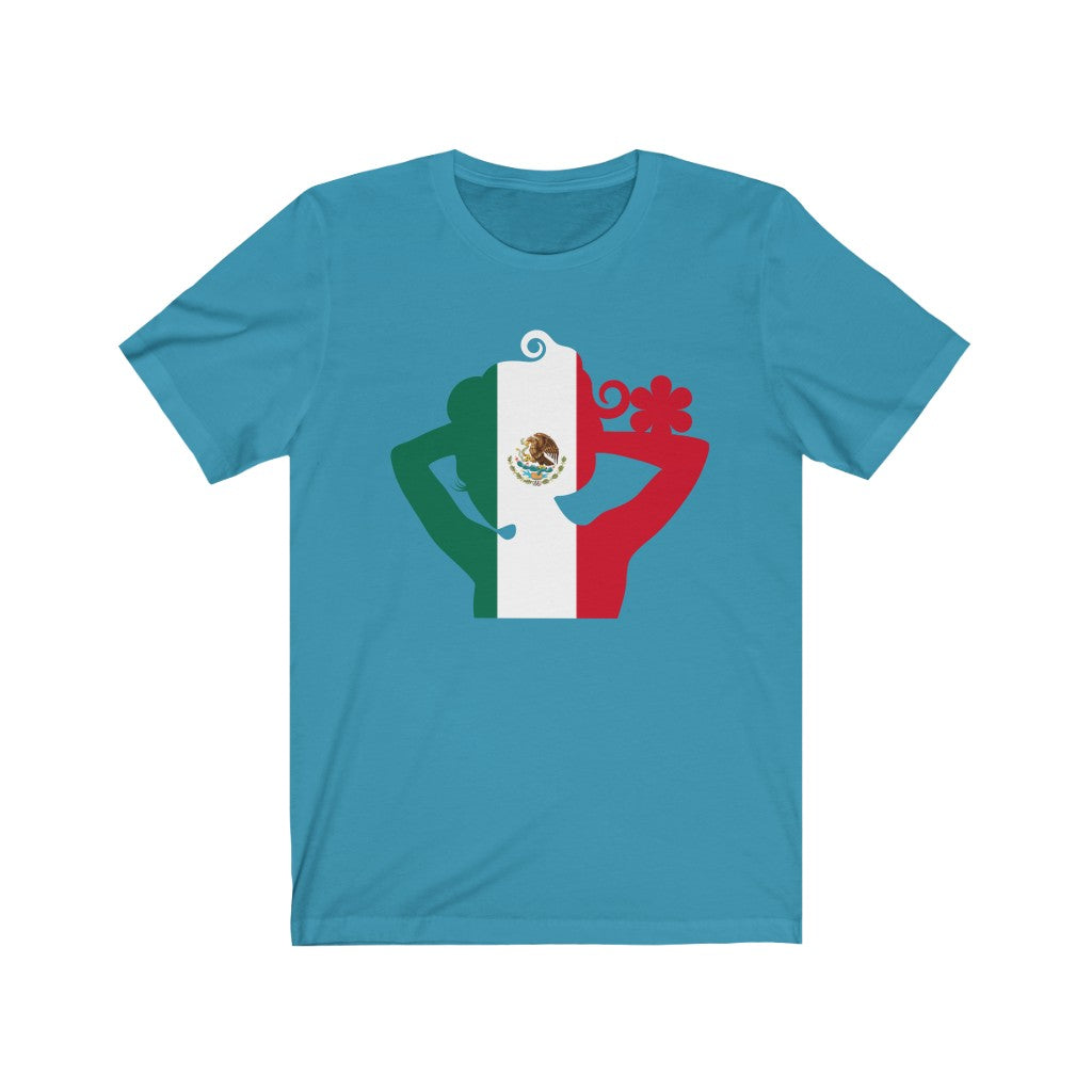 Mexico Lady Flag Premium Tee - Unisex