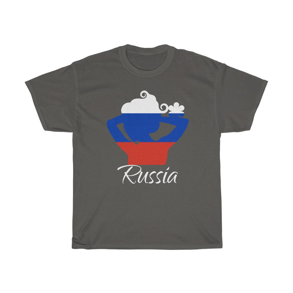 Russia Lady Flag Standard Tee 2 - Unisex