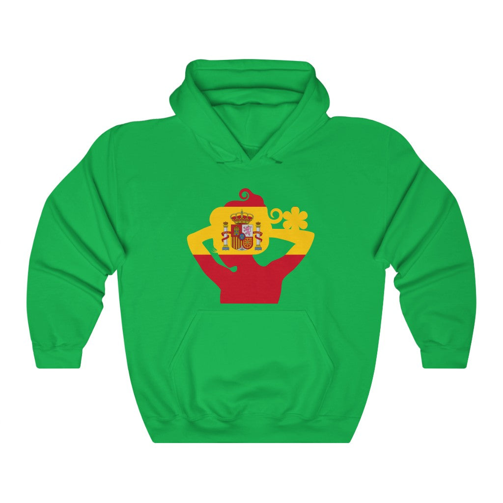 Spain Lady Flag Hoodie Sweatshirt - Unisex