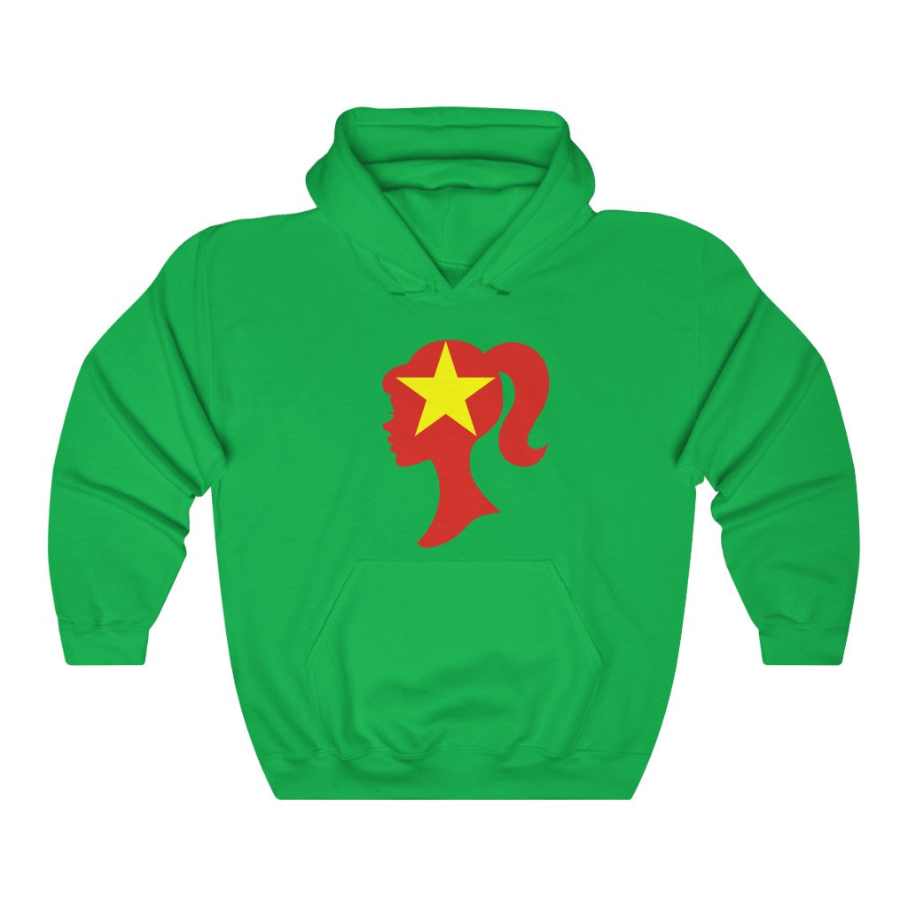Vietnam Girl Flag Hoodie Sweatshirt - Unisex