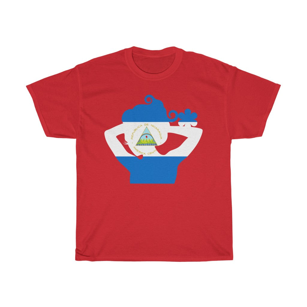 Nicaragua Lady Flag Standard Tee - Unisex