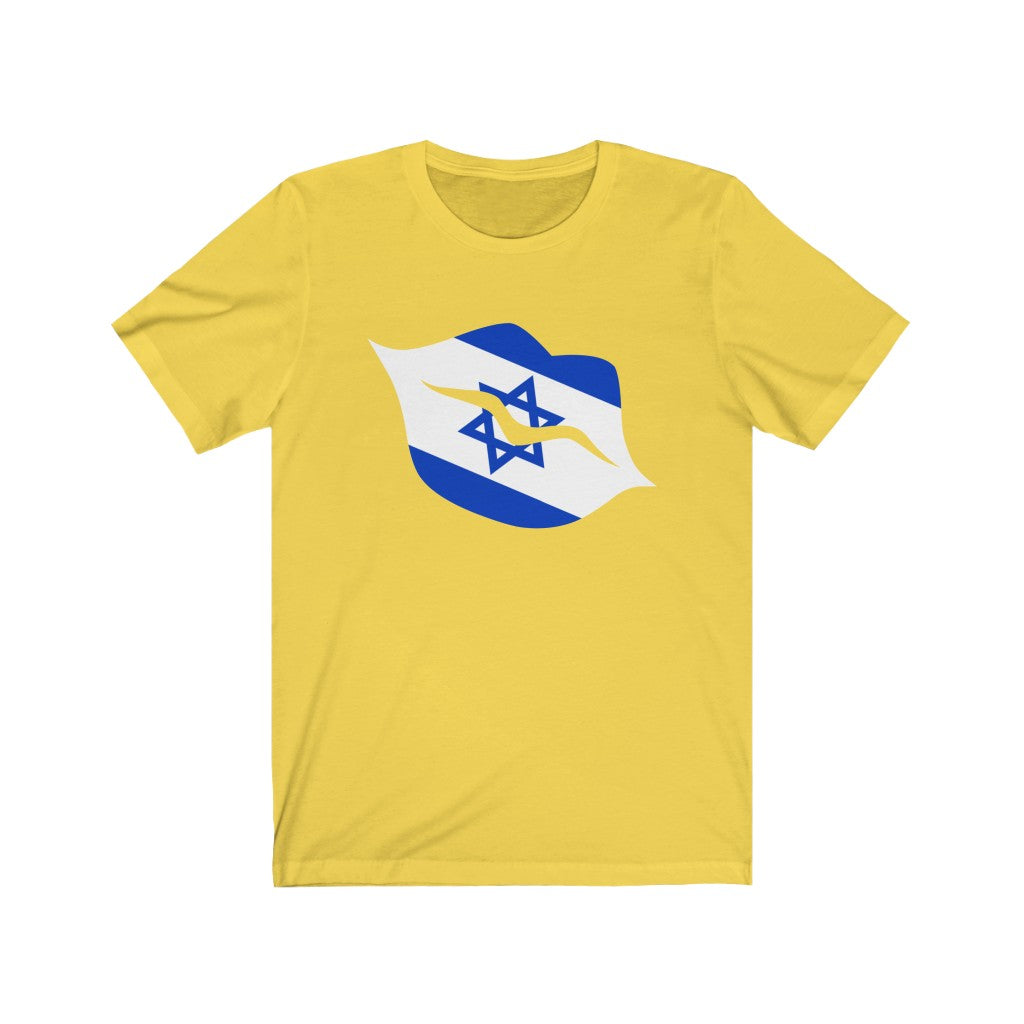 Israel Lips Flag Premium Tee - Unisex