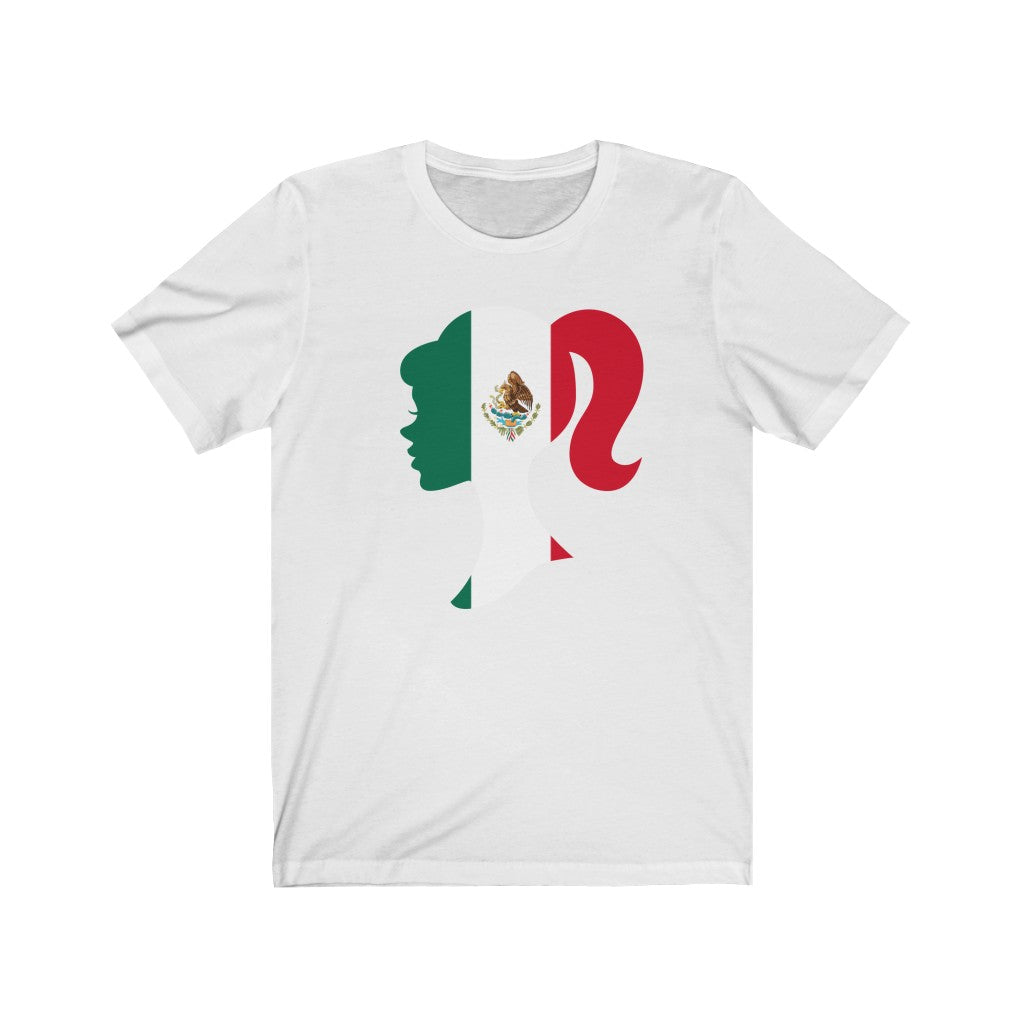 Mexico Girl Flag Premium Tee - Unisex