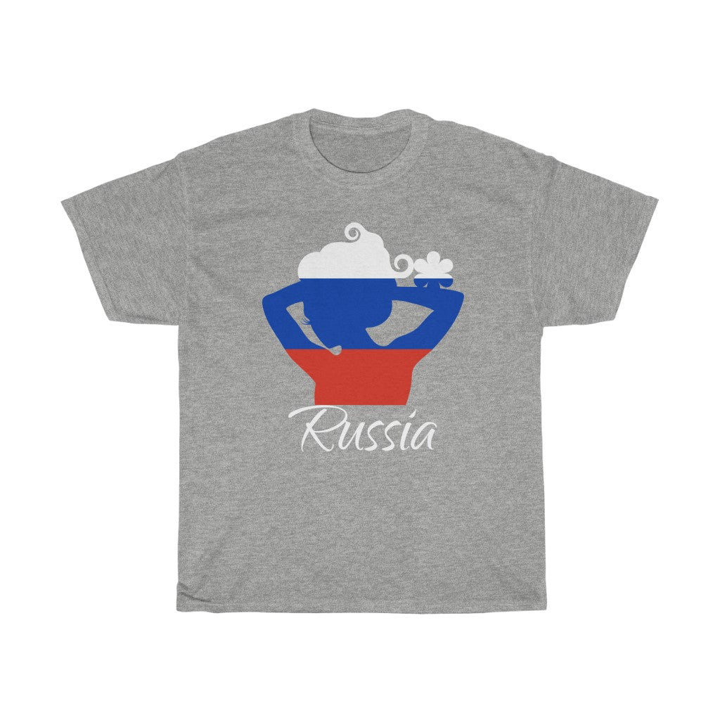 Russia Lady Flag Standard Tee 2 - Unisex