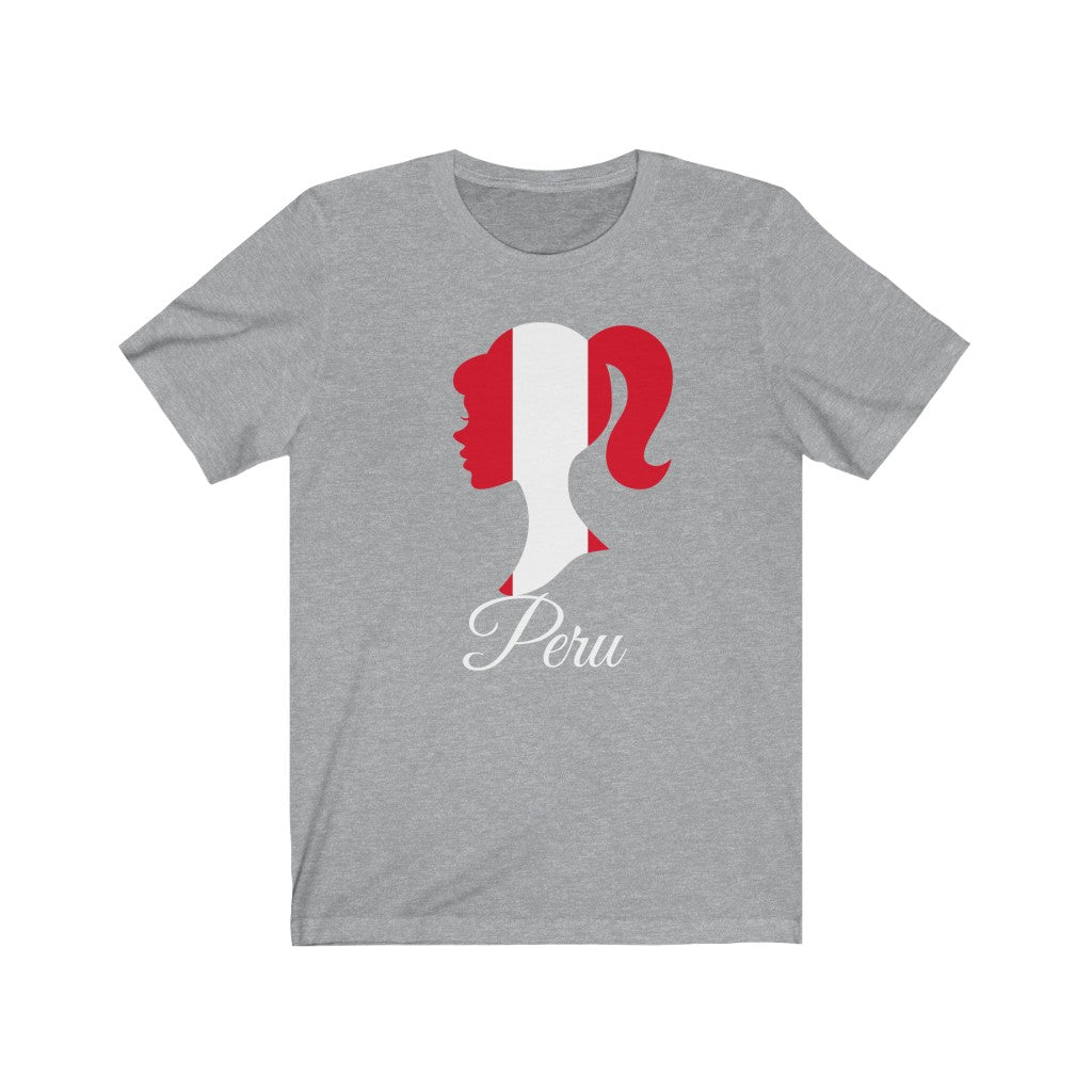 Peru Girl Flag Premium Tee 2 - Unisex