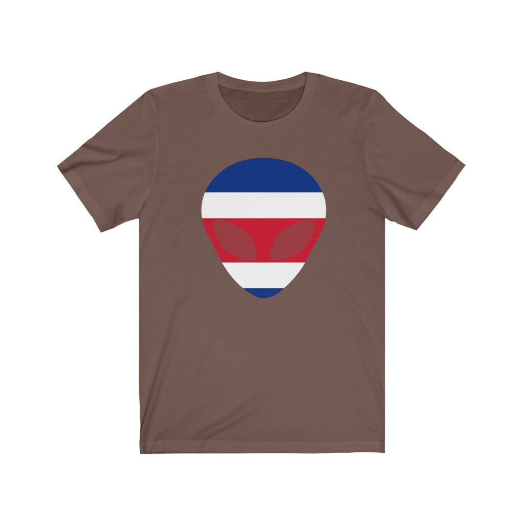 Costa Rica Alien Flag Premium Tee - Unisex