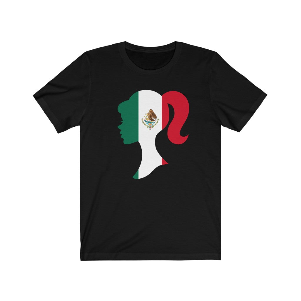 Mexico Girl Flag Premium Tee - Unisex