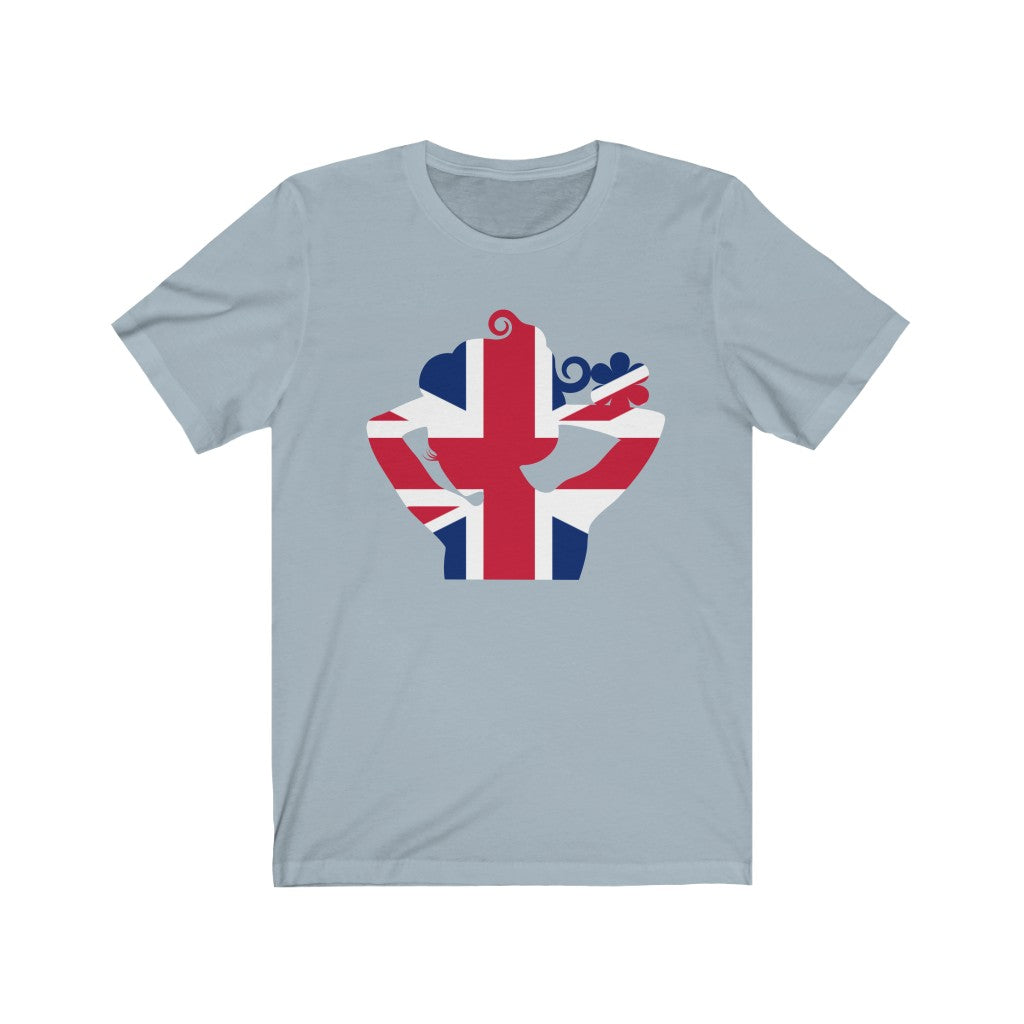 United Kingdom Lady Flag Premium Tee - Unisex