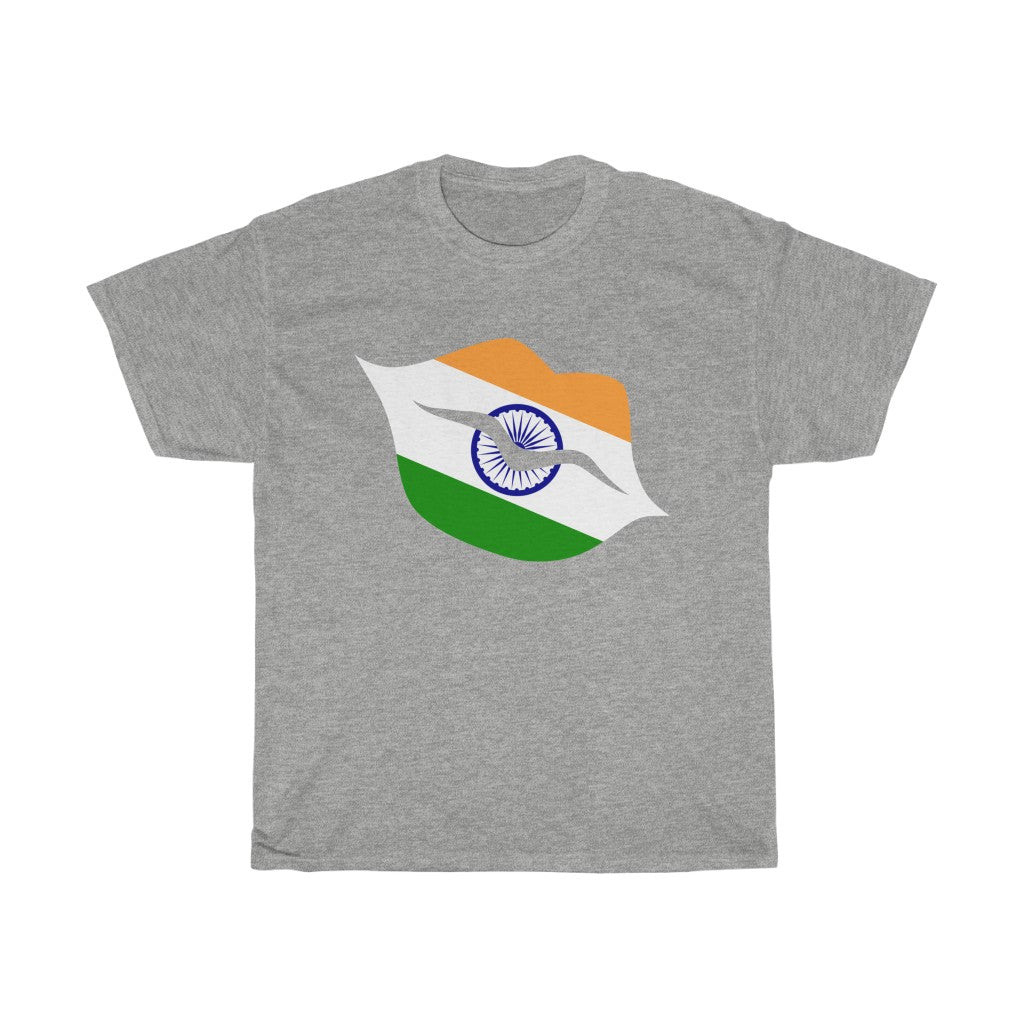 India Lips Flag Standard Tee - Unisex