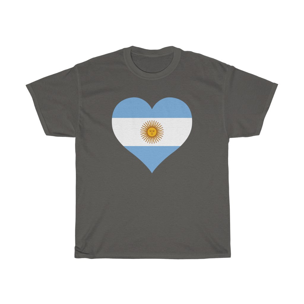 Argentina Heart Flag Standard Tee - Unisex