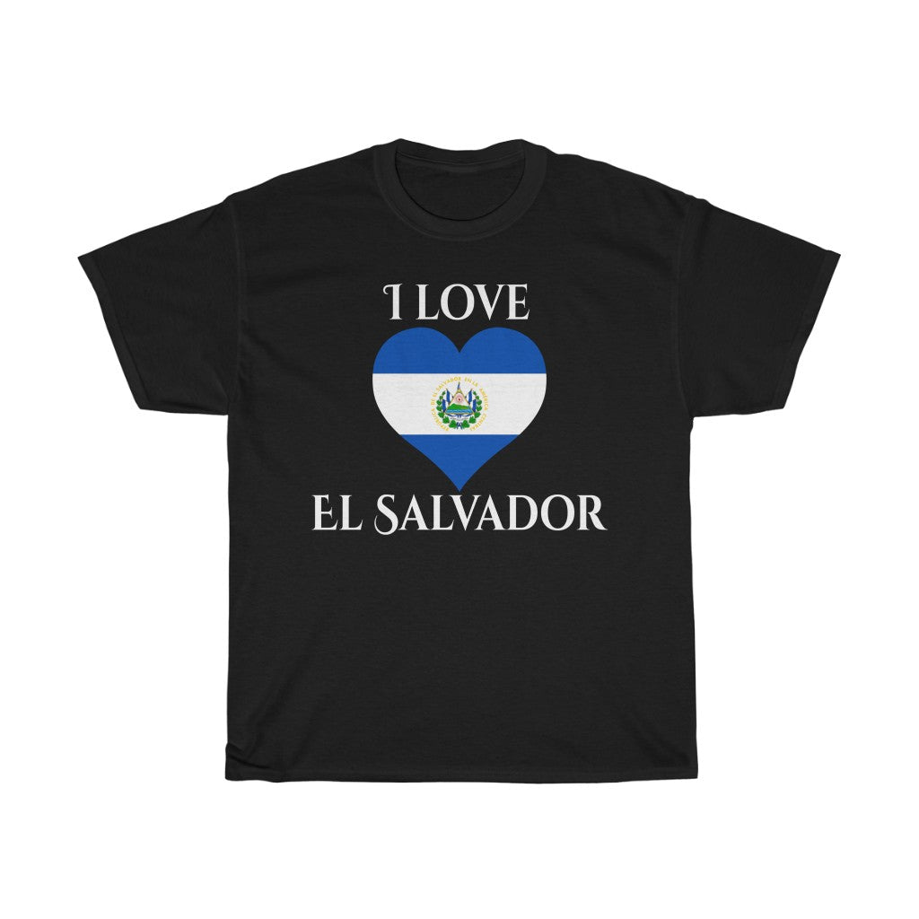 El Salvador Heart Flag Standard Tee 2 - Unisex