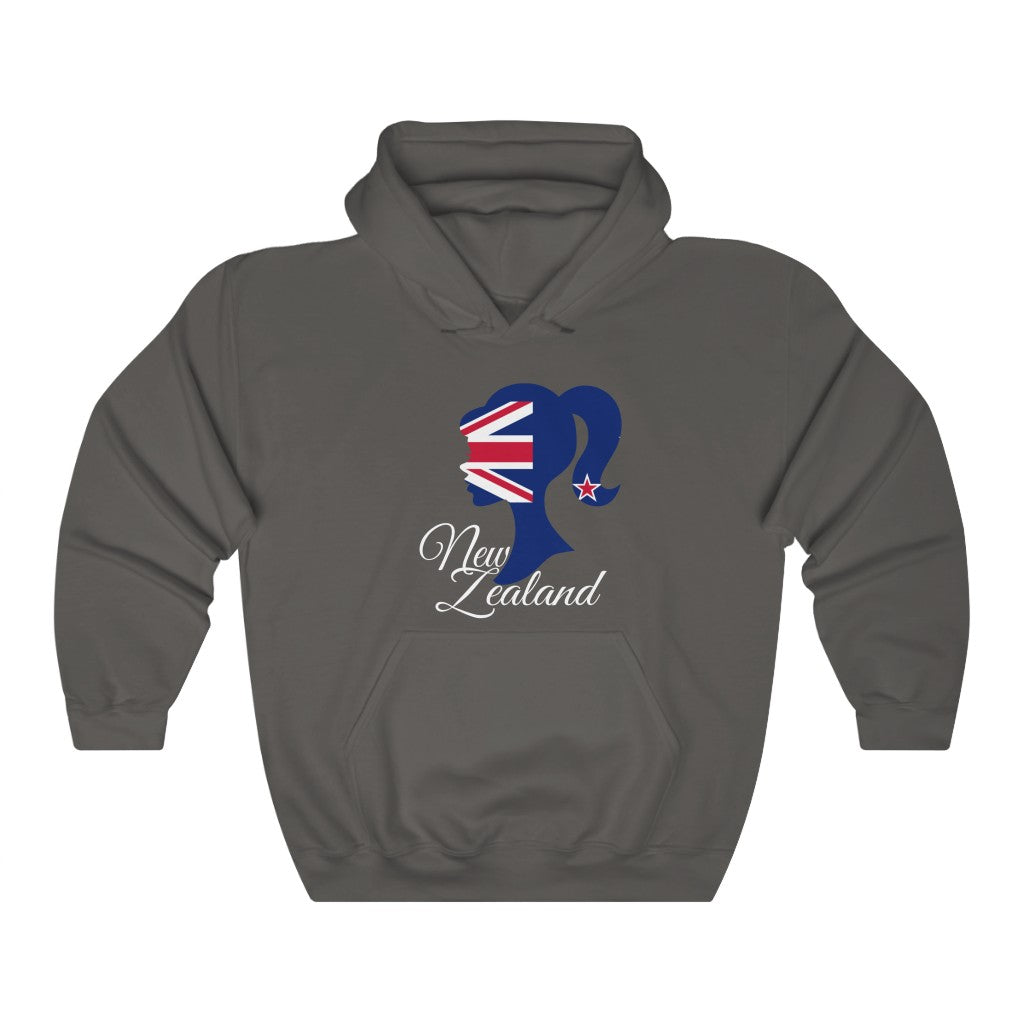 New Zealand Girl Flag Hoodie Sweatshirt 2 - Unisex