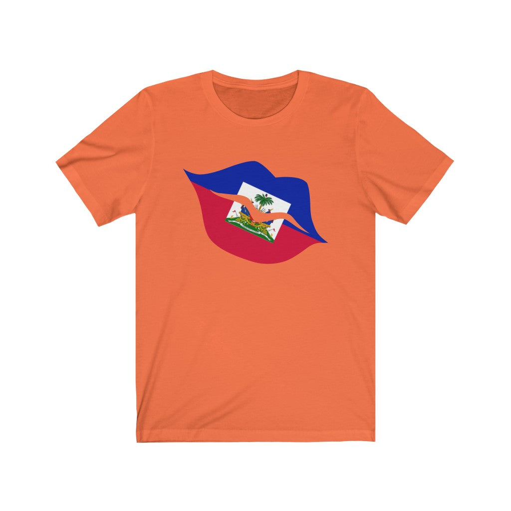 Haiti Lips Flag Premium Tee - Unisex