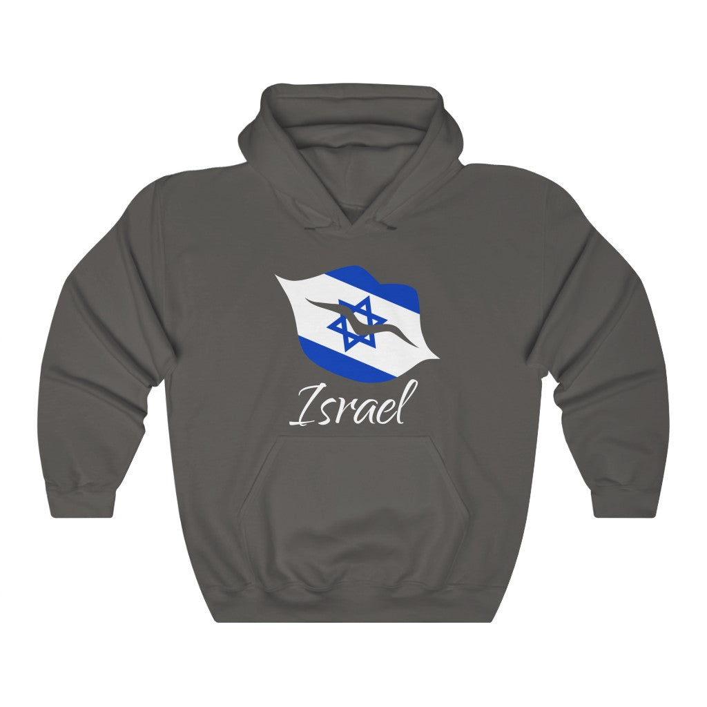 Israel Lips Flag Hoodie Sweatshirt 2 - Unisex