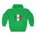 Mexico Splat Flag Hoodie Sweatshirt - Unisex