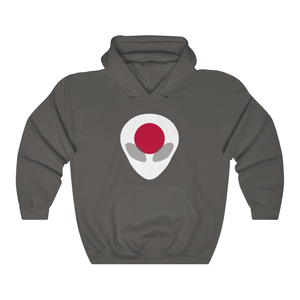Japan Alien Flag Hoodie Sweatshirt - Unisex