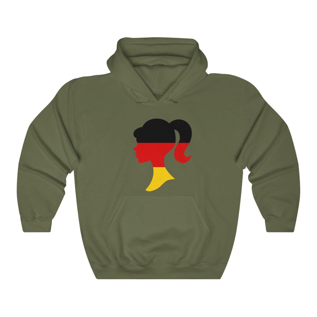 Germany Girl Flag Hoodie Sweatshirt - Unisex