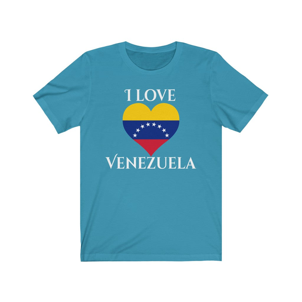 Venezuela Heart Flag Premium Tee 2 - Unisex