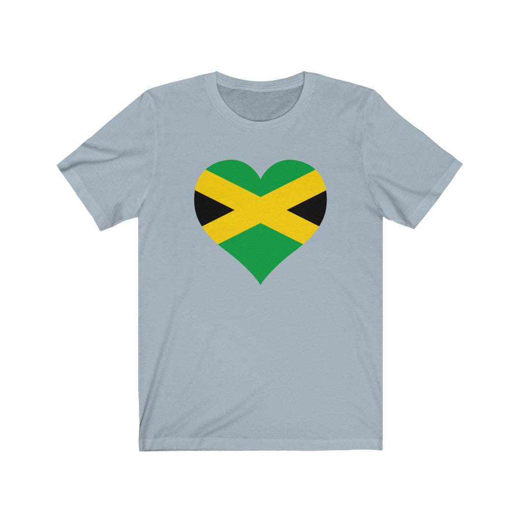 Jamaica  Heart Flag Premium Tee - Unisex